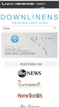 Mobile Screenshot of downlinens.com